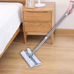 2019 Household Trend Lazy Floor Flat Mop With Disposable Non-woven Fabric Refill Wipes